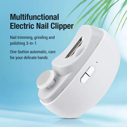 Electric Nail Clipper Grinding and Polishing 2 in 1